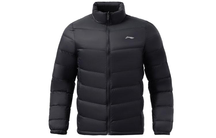 Li Ning Training Collection Fitness Collection Down Jacket Men s Black AYMR145-1 XXXL