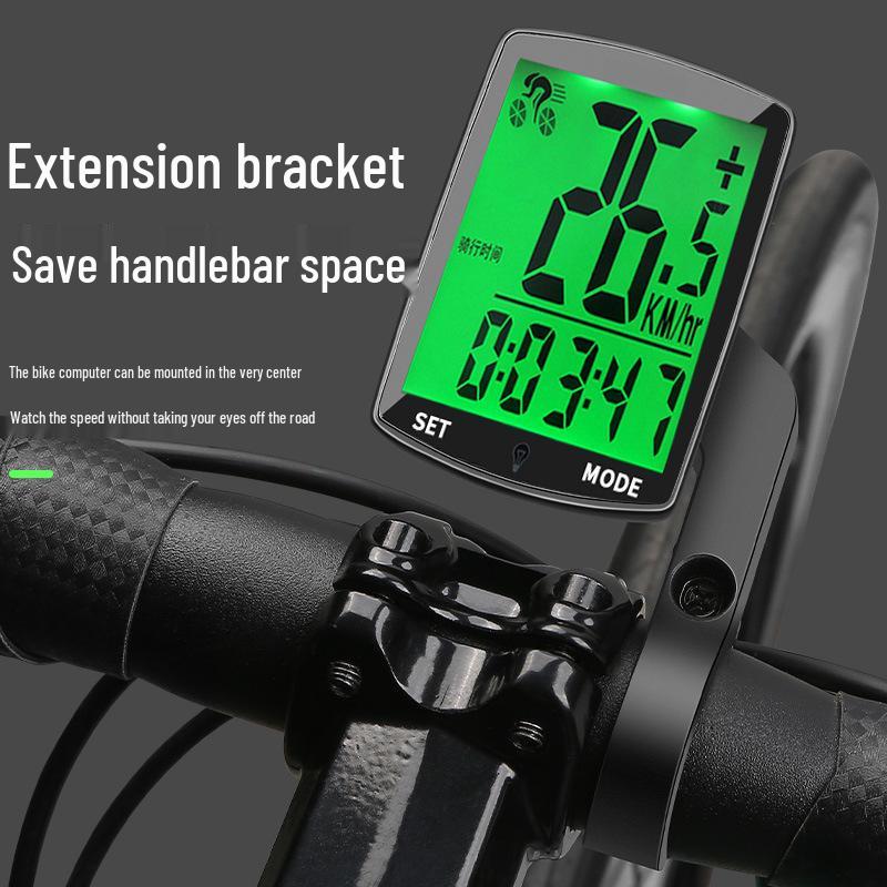 Wireless Bike Computer: Speedometer & Odometer for Road and Mountain Cycling