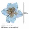 1PC Glitter Sequin Christmas Fake Flowers Flannel Magnolia Flowers  Xmas New Year Decor