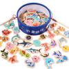 Magnetic Wooden Ocean Fishing Game for Kids - Educational Fun for Boys and Girls