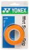 Yonex Tennis Badminton Grip Tape Wet Super Grip AC102 Orange & (3-pack)