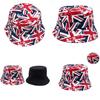 Chapéu Balde Reversível Union Jack Para Amantes do Estilo Britânico Proteja Sua Cabeça Com o Charme da Bandeira