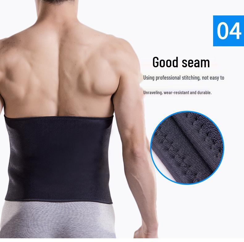 Unisex Waist Trainer: Fitness Support Belt for Tummy Control, Sweat-Inducing, Back Pain Relief, and Lumbar Support.
