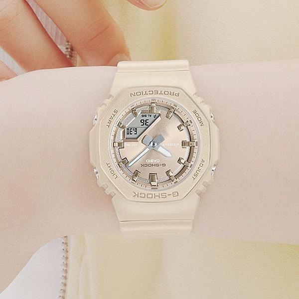 Casio G-SHOCK GMA-P2100ST-9AJF Damenuhr [G-SHOCK Minimal Design] Runde Digital-Analog-Uhr