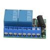 2 Channel Antitheft Alarm Wireless Relay Switch with Remote Control for Home Roller Door Window Motorcycle