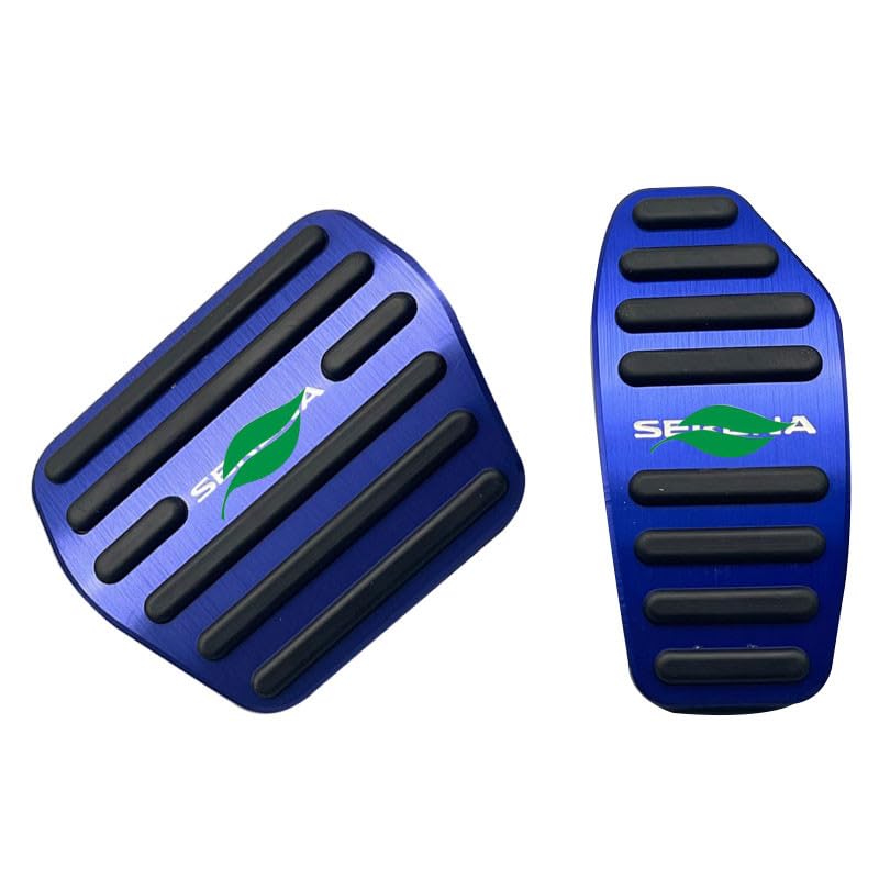 TADOKAPATU Pedalauflagen für den neuen Serena C27 und C28 Bremse und Gaspedal Sicher Passend Aluminiumlegierung und Gummi Innenraum-Set Serie, Abdeckungen, Fahren,