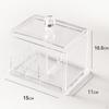 4-Grid Pads Swab Holder Dispenser Box Organizer with Lid, Keep Your