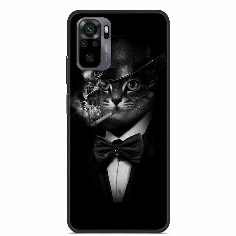 Dla Xiaomi Redmi Note 10S Case silikonowa tylna okładka etui na telefony dla Xiaomi Redmi Note10T 2021 miękki futerał uwaga 10S 10T 10 T S Coque