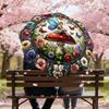 1PC fairy stained glassAutomatic Open/Close Umbrella with Windproof, 8-Rib Sturdy Canopy, Durable Ribs, Fashionable Design, Outdoor Accessory, Fun Pri