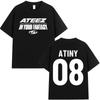 Ateez 2026 Welttournee in Your Fantasy Herren T-Shirt Hongjoong Seonghwa Yunho Yeosang San Mingi Wooyoung Jongho Sommer Damen T-Shirt