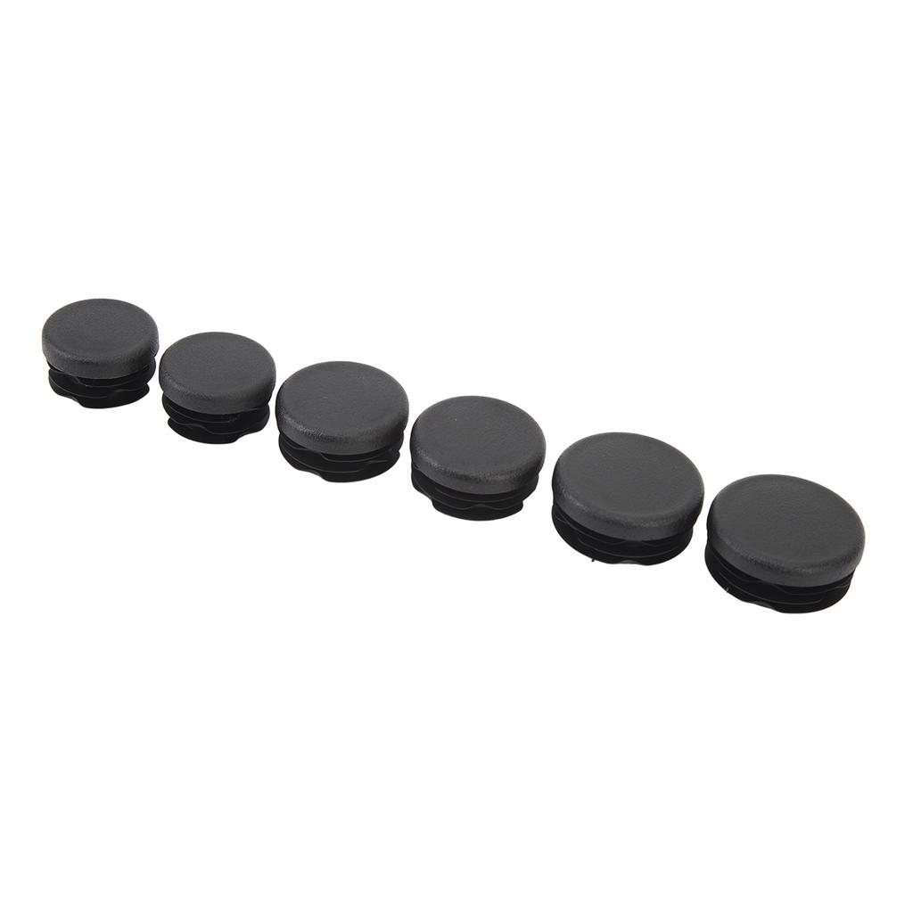 6Pcs Frame Hole Cover Caps Black Dust Resistant Waterproof Rugged Reliable Motorcycle Frame Hole Plug for CB125R CB150R
