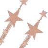 Women Girls Star Dangle Earring Hoop Long Tassel Eardrop Simple Elegant Geometric Ear Stud Jewelry Gift