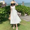 Summer Sexy Backless Beach Long Dress Women's Vacation Boho Dresses