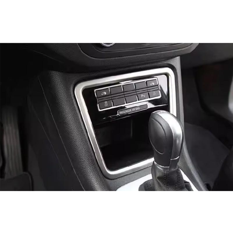 Car Central Console Storage Box Decoration Frame Trim Molding For VW Sharan 2013 2014 2015 2016 Interior Car Accessory