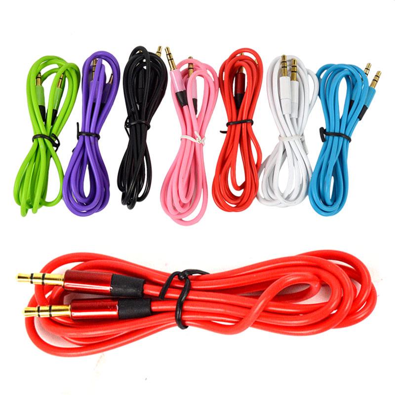 Universal 3.5mm Male-to-Male AUX Audio Cable for Headphones, Car, Phone, Speaker, and Recording Connections