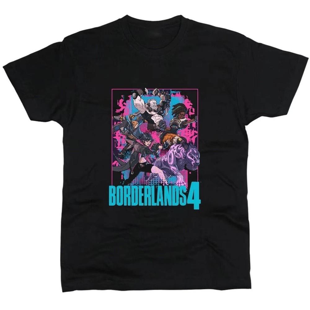 Borderlands 4 Vault Hunters T-Shirt Unisex Fan Gift Shirt, Reprint Unisex T-Shirt M