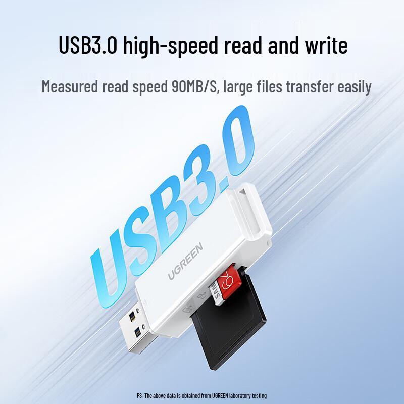 UGREEN USB 3.0 SD/TF Multi-Function Card Reader