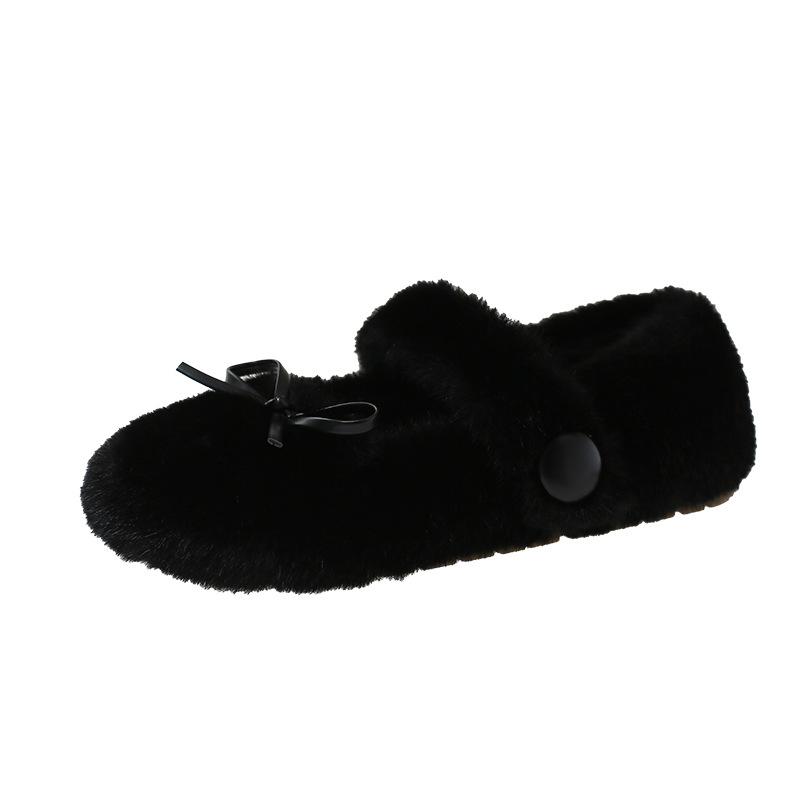 Cotton shoes autumn and winter women's shoes inner height increase Mao Mao shoes winter women's casual shoes outdoor warm thick heel