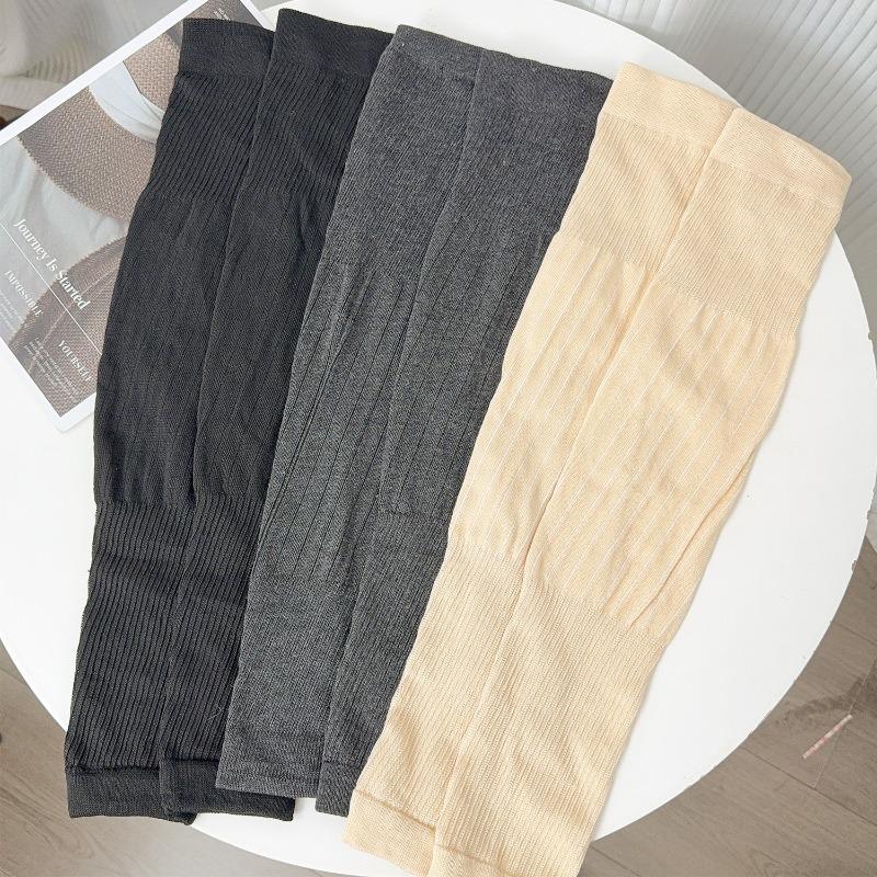 Thermal Fleece Knee Leg Warmers Winter Warm Knee Warmers Thick Soft Leg Sleeves High Elastic Knee Pads Women Stockings Underwear