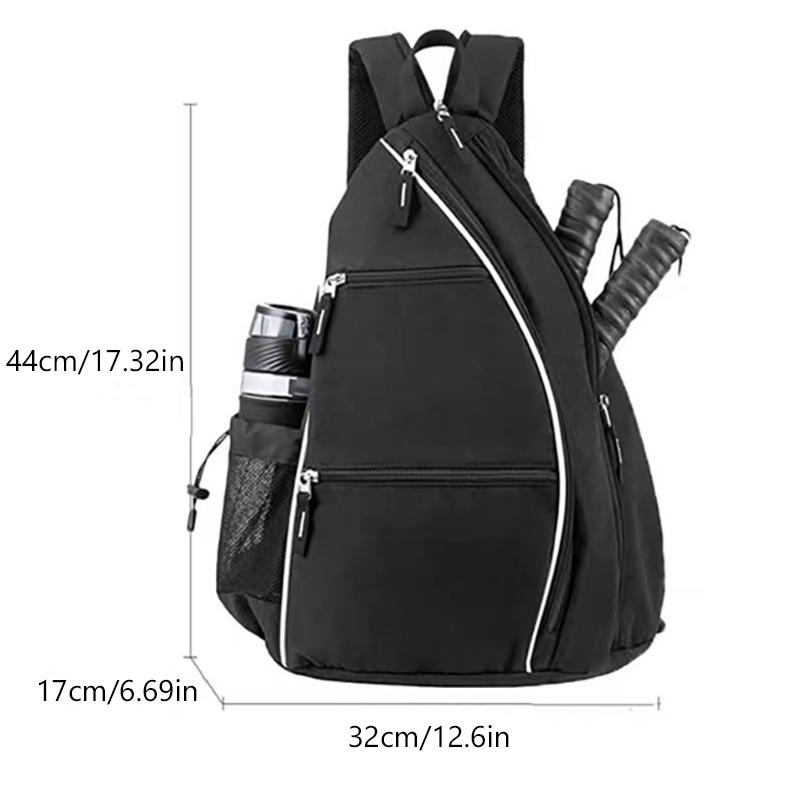 Pickleball Rackets Backpack For Men Women Sports Reversible Pickleball Paddle Bag Tennis Racquetball Badminton Travel Sling Bag