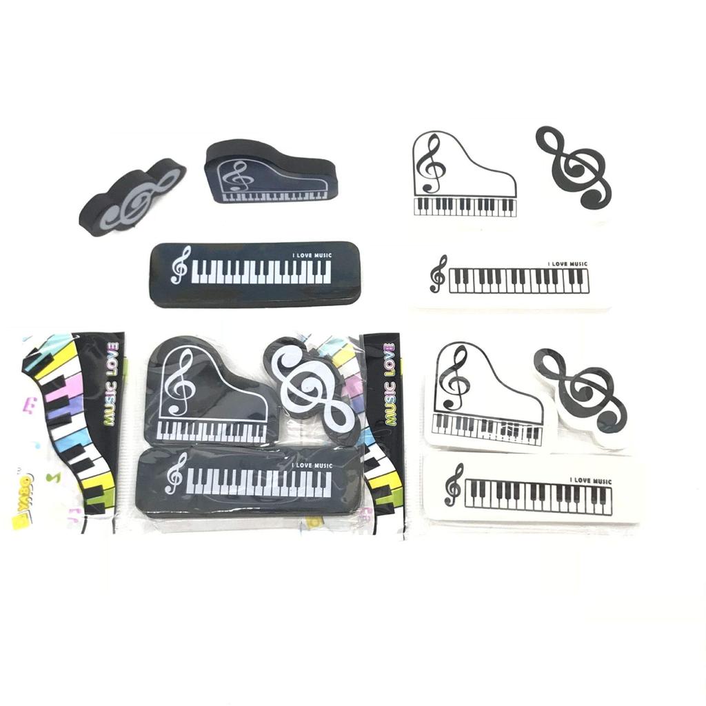 Erasers Piano and Musical A-FlatMusical - Notes24 pieces