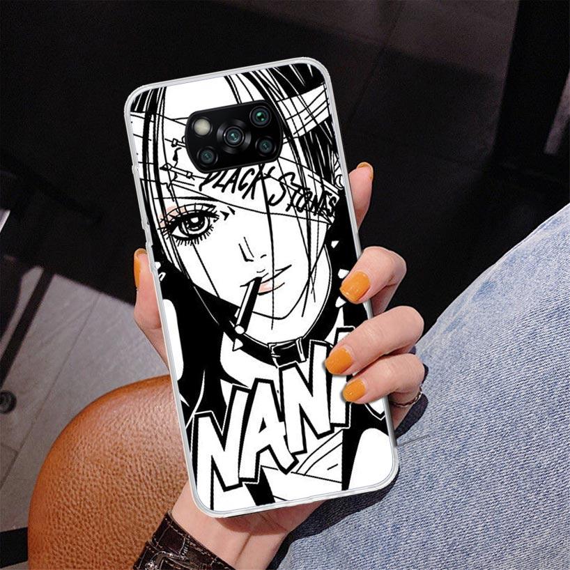 NaNa Osaki Anime Phnoe Case for Xiaomi Poco X5 X6 X7 Pro X4 Gt F7 Ultra M8 M7 Redmi 15C 15 13C 13 12C 12 Unique Cover Coque Poco
