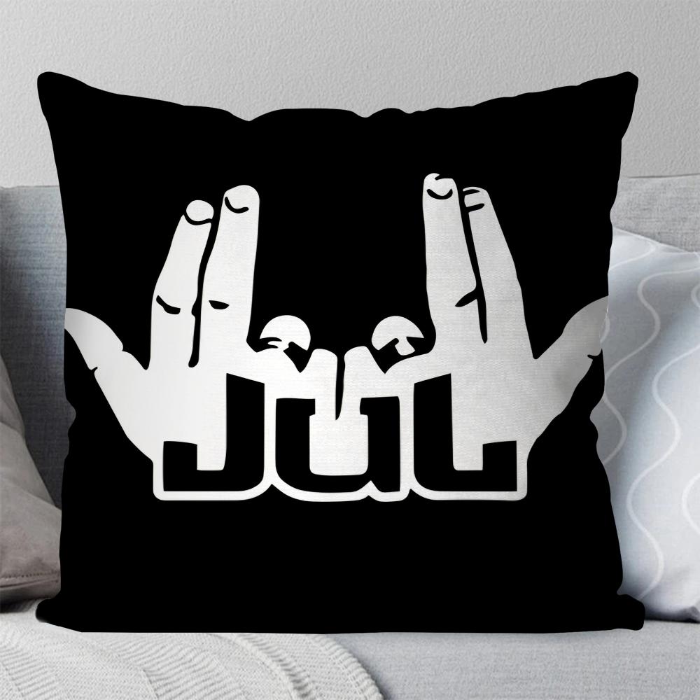 Hot Rapper Jul Mise A Jour Pillow Case Square Pillow Bedroom Sofa Leisure Comfort Cushion Car Living Room Home Decoration 40X40