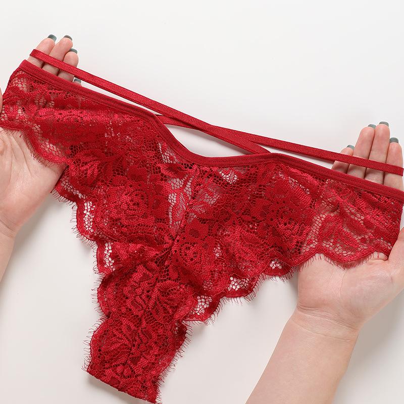 Women'S Panties Sexy Briefs Sheer Seduction Cotton Crotch Lace Pants