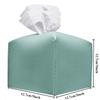 High Quality PU Leather Handbag Purse Tissue Box Holder Home Solid Color Storage Box Napkin Holder Tissue Boxes Napkin Holder