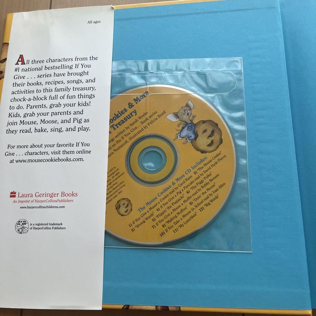 [USED] MOUSE COOKIES & MORE A TREASURY English Picture Book