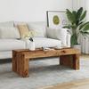 VidaXL Coffee Table Old Wood 102x50x35 Cm Engineered Wood, Side Table, Living Room Table, Accent Table, End of 856682