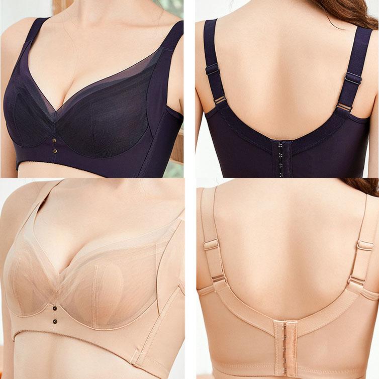 Thin Plus Size Bra for Women E Cup Gather Adjustable Latex Bra Push Up Bra Invisible Bra Fancy Underwear Sensual Lingerie Woman