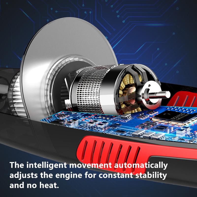 12V 120W Portable Handheld Car Dry Wet Dual-use Vacuum Cleaner with Washable HEPA Filter LED Light