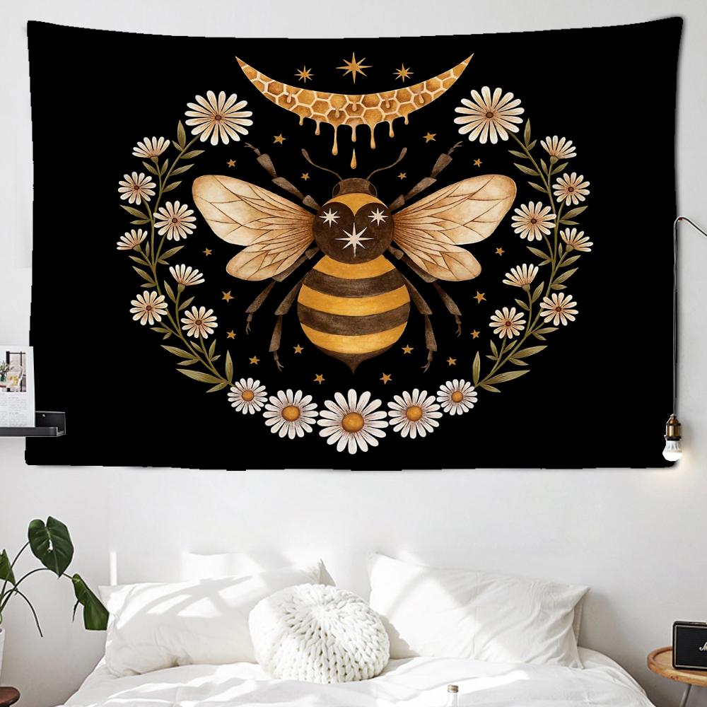 Гобелен с цветком пчелы — фото 3