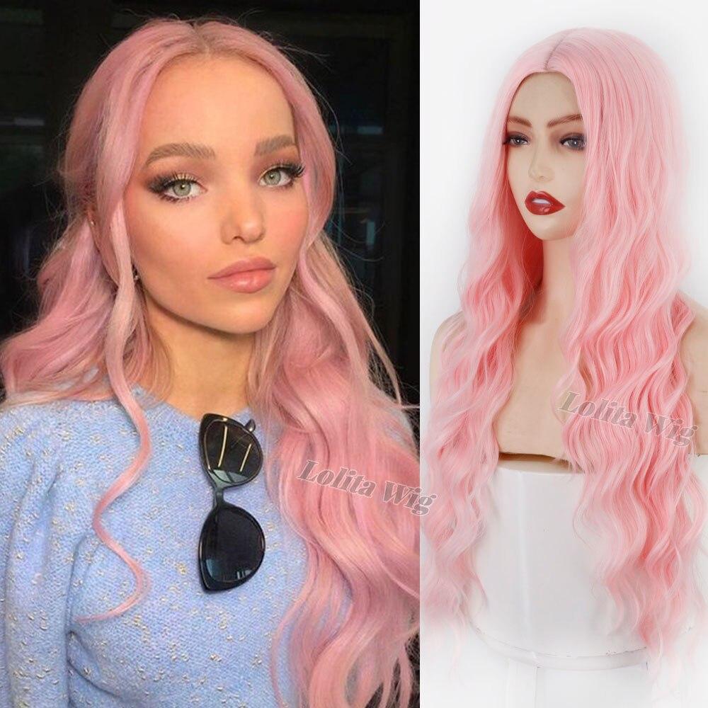 XINRAN Peruci coafura cu val lung, portocaliu mijlociu, negru, perucă din fibre sintetice rezistente la căldură pentru femei Cosplay