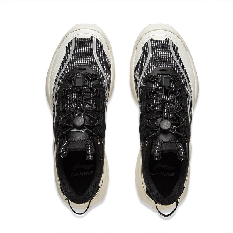 Li Ning Cushioning, Wear Resistant Low top Chunky Sneakers Women's Black AZGV084-1