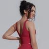 Backless Yoga Vest Women Yoga Underwear Chest Pad Summer Breathable Workout Running Shockproof Sports