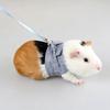 Ji Zaizai Guinea Pig Two-legged Clothes Spring and Summer Cotton Mink Hedgehog Small Pet Chest Harness Guinea Pig Out Traction Rope