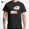 Corgi Sushi Classic TShirt Cotton Tee Shirt Unisex Custom Aldult Teen Unisex Digital Printing Tee Shirt Fashion Funny New