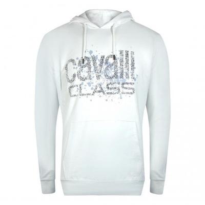 Cavalli Class Men's Spray Logo Hoodie
