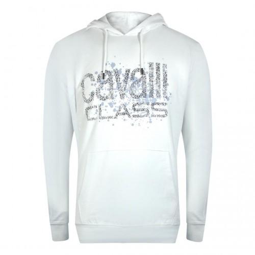 Cavalli Class Mens Spray Logo Hoodie