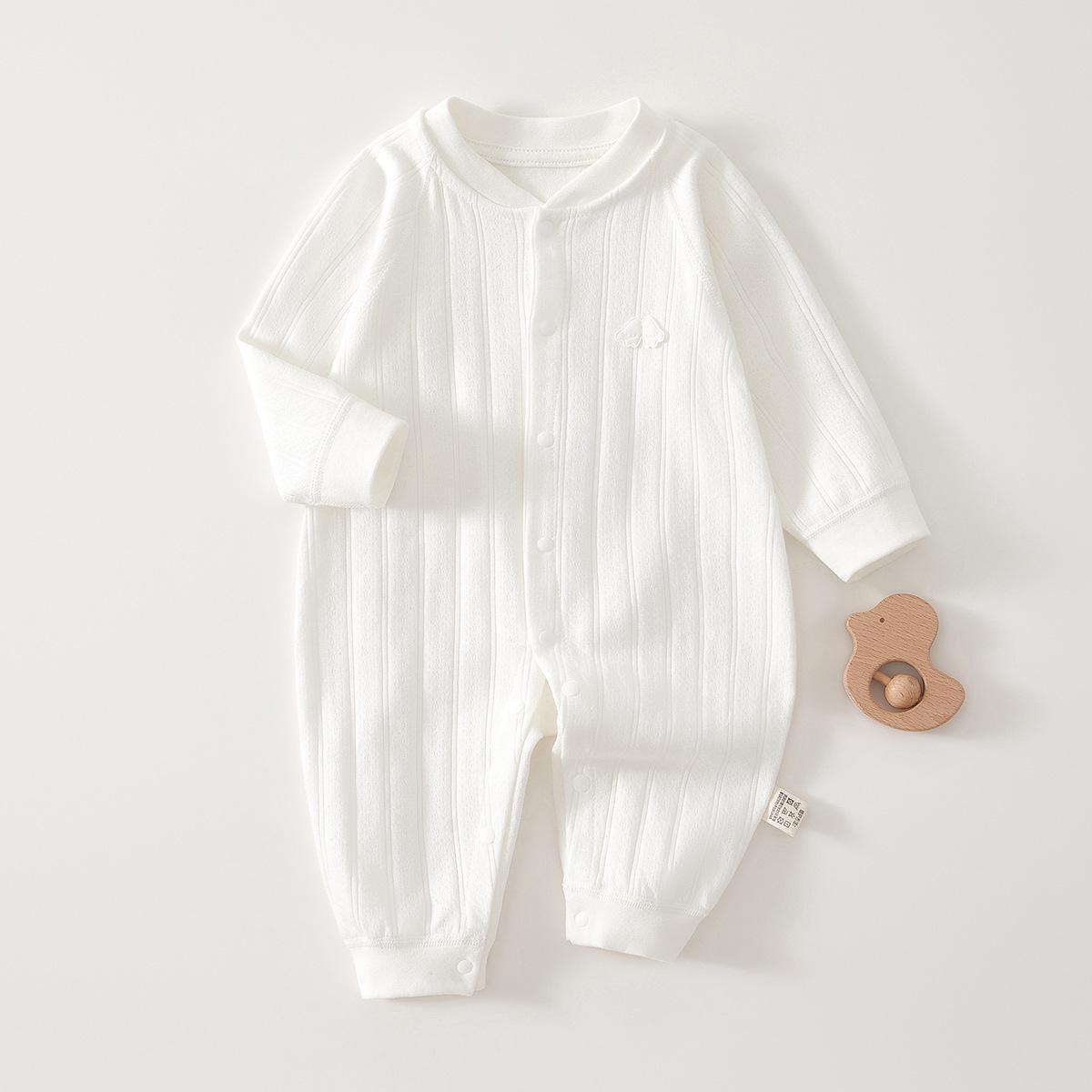 Newborn Pure Cotton Long Sleeve Pajamas Autumn/Spring Romper Crawling Suit Size 80