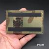 3D Multicam Nationalflaggen Aufnäher Ir Reflektierende Aufnäher Auf Kleidung Taktische Abzeichen Klettverschluss Lasergeschnittene Zubehörteile Diy Zubehör