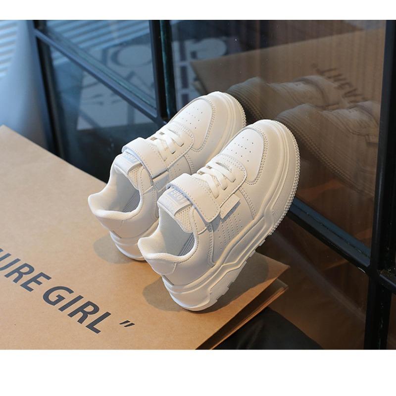 Модные универсальные детские легкие нескользящие белые туфли — фото 5