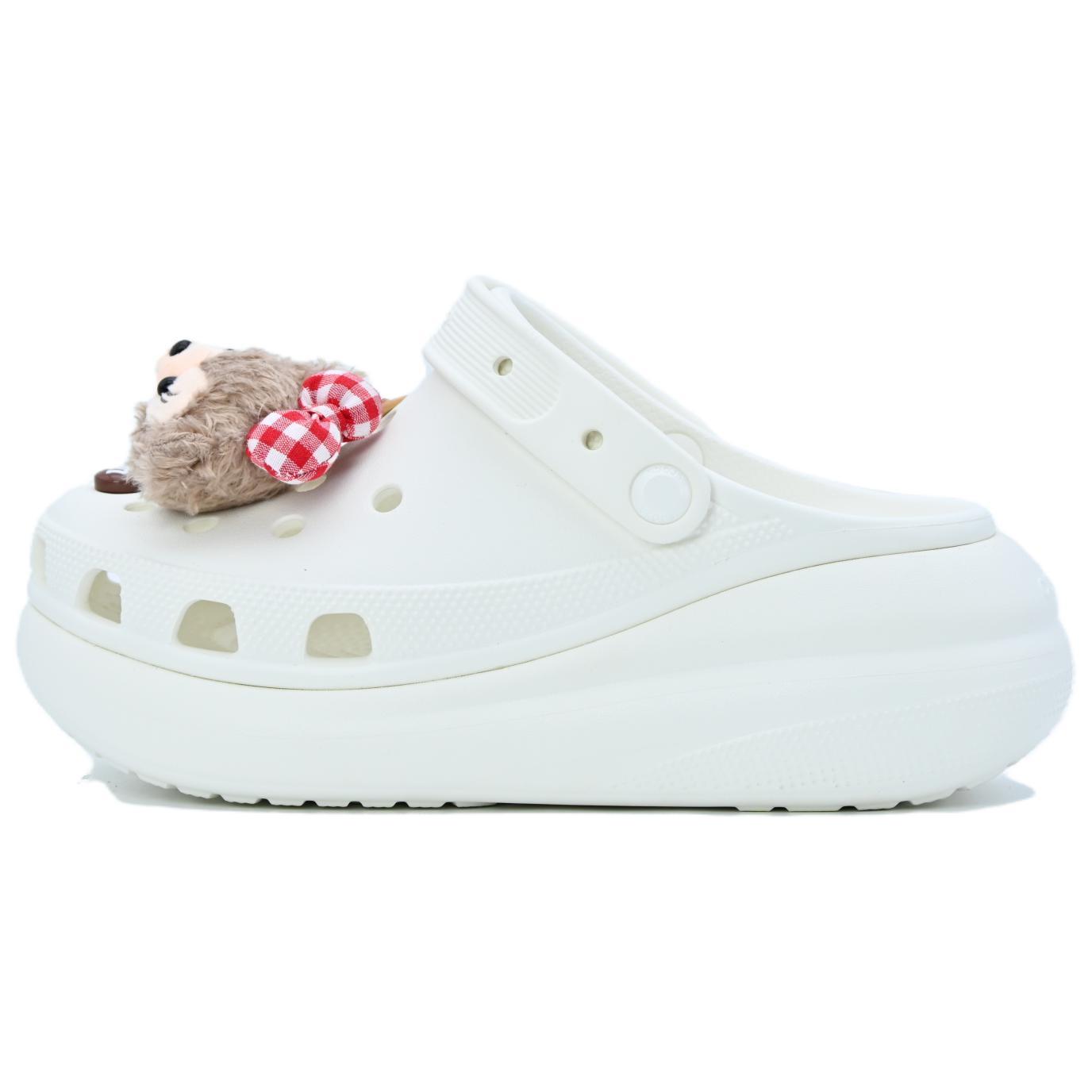 

Crocs Crush Clog Cartoon Bear STAR Casual Fashion Clogs Unisex White 38-39 белый