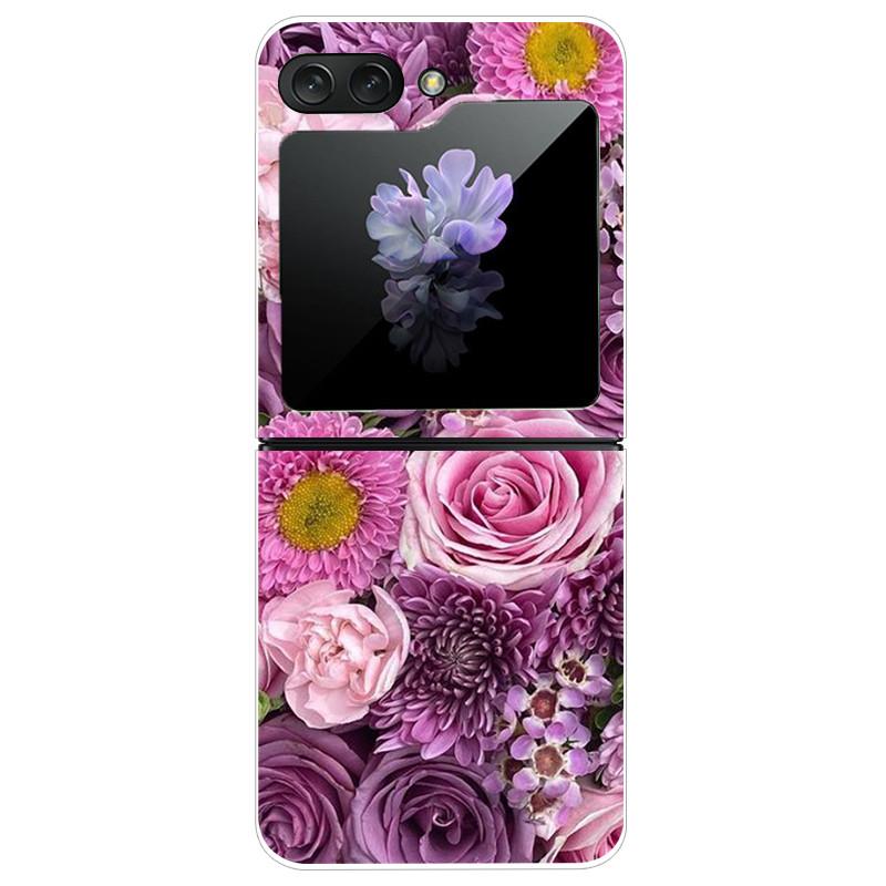 Für Samsung Galaxy Z Flip5 Hülle Harte PC-Handy-Rückabdeckung für Samsung Galaxy Z Flip 5 5G Hüllen 6,7'' ZFlip5 Niedliche Katze Funda Schale