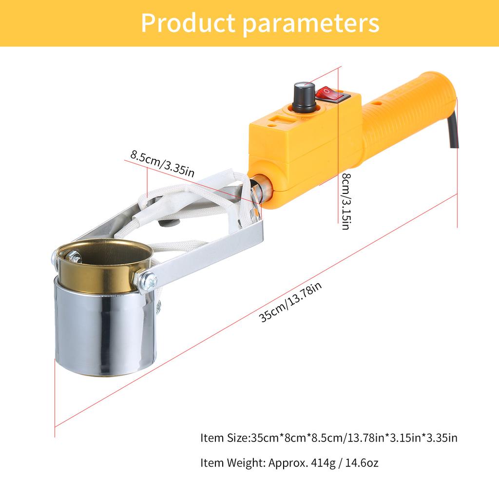 Portable Alloy Tin Furnace Temperature Tin Soldering Pot High Power Tin Melting Furnace Small Tin Dipping Furnace for Household an
