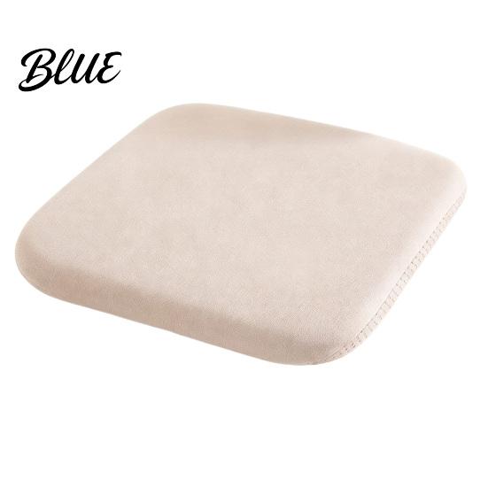 Removable Cover Seat Cushion Memory Foam Chair Cushion, Thickened Dining Pad with Straps, Easy Care Non-Slip Backing, Washable for Autumn Winter