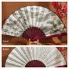 Gift Advertising Fan Chinese Ancient Style 10-Inch Men's Folding Fan Scenic Spot Raw Silk Male Fan Fan Engraved Logo