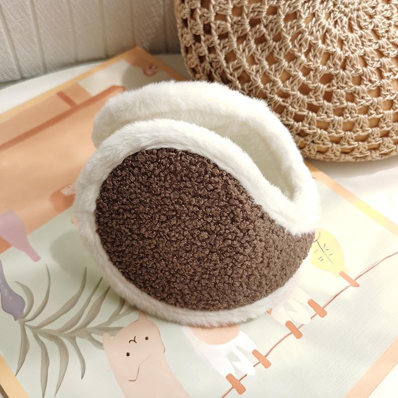 Korean Style Cute Women's Winter Earmuffs - Thick, Lined, Warm, Anti-Freeze Ear Protectors